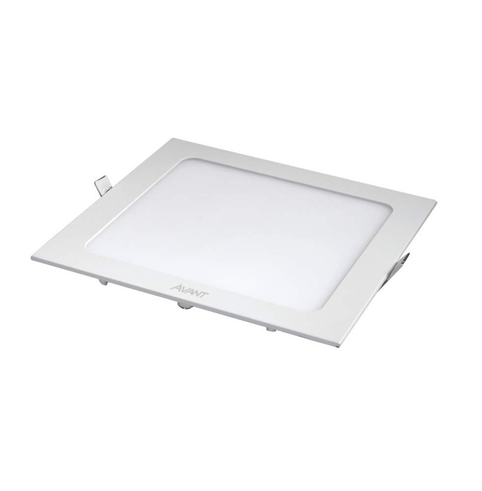 Plafon de Led 12w 4000k Quadrado Embutir Bivolt 17x17cm - 4