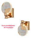 Ver imagem 2 de Arandela Led Cristal Vidro Redondo Bolhas Moderna 7w