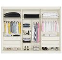 Ver imagem 3 de Guarda Roupa Argos 6 Portas Espelhado 100% MDF Off white - Made Marcs