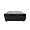 Ver imagem 1 de Cama Box Casal Colchão Alana Espuma D20 NK Camas + Box Poliéster 48x138x188 Cor:Preto