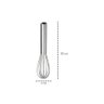 Batedor de Claras Fouet Aço Inox Fue Utensilio Cozinha 1 un - 3