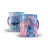 Caneca Xícara Stitch e Angel em Cerâmica 325ml - 2