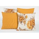 Ver imagem 1 de Kit com 4 Almofadas Decorativas Estampa Flores Laranja