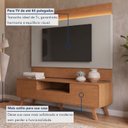 Ver imagem 5 de Rack com Painel para TV até 65 Polegadas 185cm x 187cm com LED 100% MDF Pés em Madeira Maciça Ares