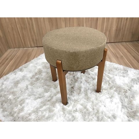 Puff Decorativo Bege 419 Mona