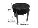 Ver imagem 4 de Puff Decorativo Bege 419 Mona