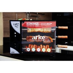 Churrasqueira Elétrica Rotativa Arke Cattiva Smart 3 Espetos 03 - 5