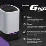 Lavadora Praxis 6kg sem Dreno - 220v - 5