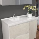 Ver imagem 4 de Gabinete de Banheiro 90cm com Lavatório e Armário Ref 910