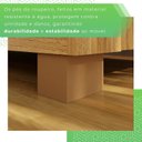 Ver imagem 7 de Guarda-Roupa 2 Gavetas 6 Portas com Espelho com Pés Lisboa Marrom/Cinamomo