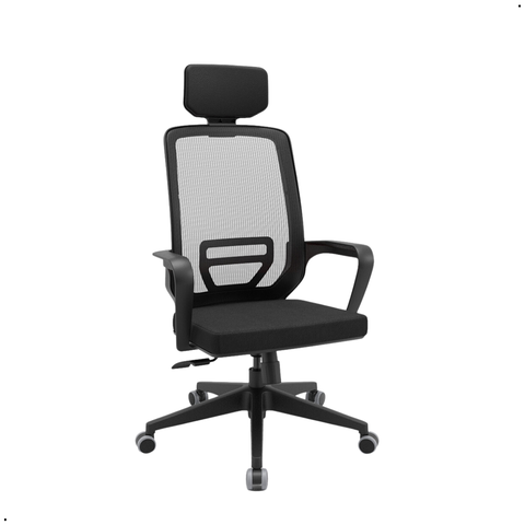 Cadeira Diretor Ergonômica Relax Apoio de Cabeça