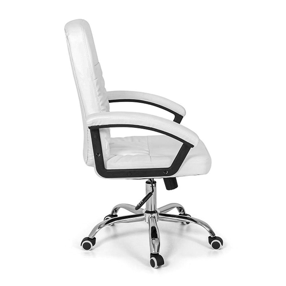Cadeira para Escritório Confort com Base Giratória:Branco - 3
