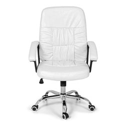 Cadeira para Escritório Confort com Base Giratória:Branco - 2