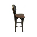 Ver imagem 4 de Conjunto Bistrô Anatômico Imbuia Com 2 Banquetas Estofado Marrom Para Restaurantes