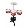 Mini Bateria Musical Infantil de Brinquedo para Criança Vermelho Infantil (ba-17254) Jazz Drum - 1
