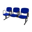 Ver imagem 1 de Cadeira em Longarina para Auditórios Linha Hotel Azul