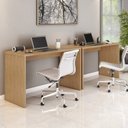 Ver imagem 1 de Conjunto 2 Mesas para Escritório Gávea Office