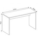 Ver imagem 5 de Conjunto 2 Escrivaninhas Gávea Office 127cm Branco