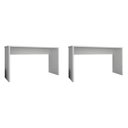 Ver imagem 3 de Kit 2 Escrivaninhas Gávea Office 127cm