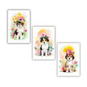 Ver imagem 3 de Kit Quadros Decorativos Infantil Animais Abstrato Kit126