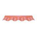Ver imagem 1 de Cumeeira de PVC Articulada Plan 88x35cm Terracota Afort