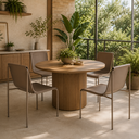 Ver imagem 1 de Cadeira para Cozinha Sala de Jantar Iris Bege/Fendi