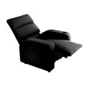 Ver imagem 3 de Poltrona do Papai Noa 80cm Reclinável Manual Veludo Preto - Sallar Home