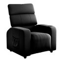 Ver imagem 4 de Poltrona do Papai Noa 80cm Reclinável Manual Veludo Preto - Sallar Home