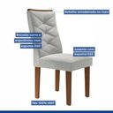 Ver imagem 4 de Conjunto 4 Cadeiras para Sala de Jantar Germany