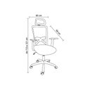 Ver imagem 2 de Cadeira para Escritório Presidente NR17 Office Dallas Cinza Rivatti