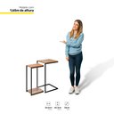 Ver imagem 3 de Kit Mesas Laterais Apoio Rawson Estilo Industrial Demolição - Desk Design