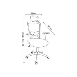 Cadeira para Escritório Presidente NR17 Office Dallas - 2