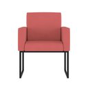Ver mais imagens de Kit Sofá 2 Lugares + 2 Poltronas para Recepção Sala Balaqui Cor:rosa Rosa