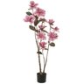 Planta Artificial Arvore Magnolia Real Toque C/pote X12 Rosa 1,2cm - 1