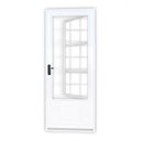 Ver imagem 2 de Kit com 2 Portas de Aço Postigo 215x85cm com Grade Quadrada Minas Sul Mgm