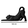 Gato Impressão 3D P Preto - Espreguiçando - 3