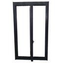 Ver imagem 3 de Janela Vitrô Capelinha de Alumínio 100x50 Cm Linha Veneza