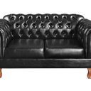 Ver imagem 2 de Sofá 2 Lugares Duquesa Chesterfield Decoração Recepção Preto