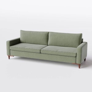 Sofá Living em Linho Verde 2,40m Viena - Home Mobily