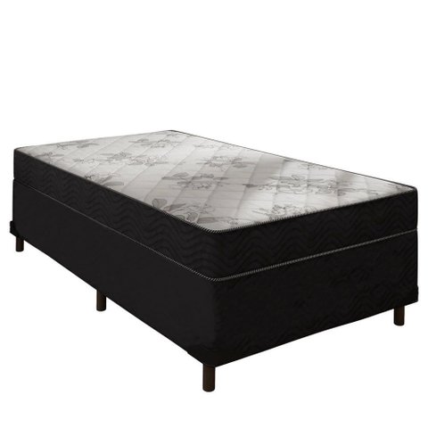 Cama Box Solteiro + Colchão Portobel Viena D23 60x88x188