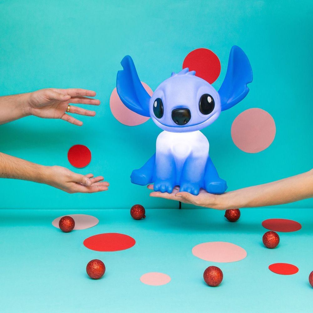 Luminária Infantil Stitch Alienígena Personagem Desenho Filme Animação Disney com Lâmpada LED - 7