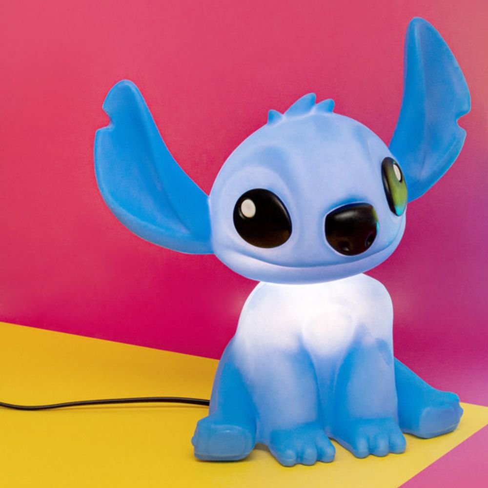 Luminária Infantil Stitch Alienígena Personagem Desenho Filme Animação Disney com Lâmpada LED - 4