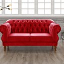 Ver imagem 1 de Sofá 2 Lugares Duquesa Chesterfield Decoração Recepção