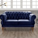 Ver imagem 1 de Sofá 2 Lugares Duquesa Chesterfield Decoração Recepção