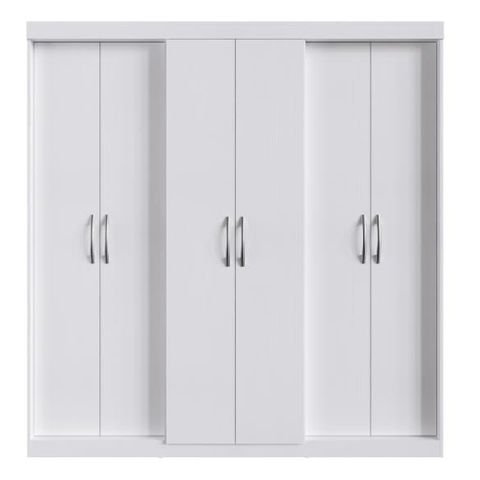 ROUPEIRO HERVAL PH 1675 - COR BRANCO TOUCH - SEM ESPELHO