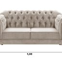 Ver imagem 3 de Sofá 2 Lugares Duquesa Chesterfield Decoração Recepção