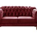 Ver imagem 2 de Sofá 2 Lugares Duquesa Chesterfield Decoração Recepção