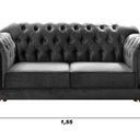 Ver imagem 3 de Sofá 2 Lugares Duquesa Chesterfield Decoração Recepção