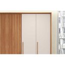 Ver imagem 6 de Guarda Roupa Casal 6 Portas (2 Ripadas) e 6 Gavetas Poseidon Freijo/off White - Caemmun