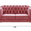 Ver imagem 3 de Sofá 2 Lugares Duquesa Chesterfield Decoração Recepção Rosa
